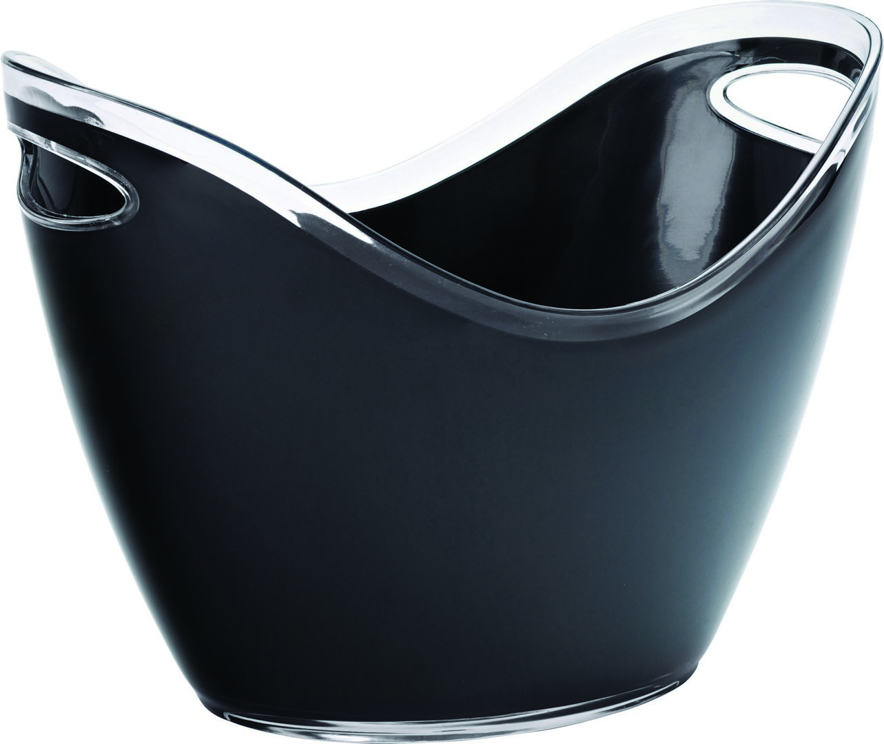 Large Champagne Bucket Black 13.75